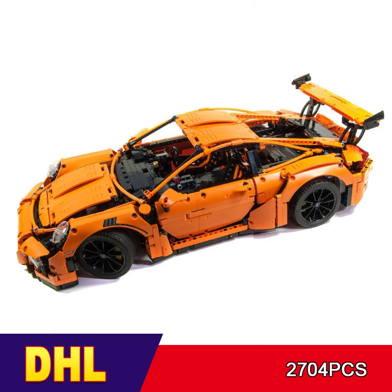DHL lepinblocks 20086 20087 20001 Technic Race Car Building Blocks Bricks 42083 42056 Christmas Gift Bugatti car Chiron