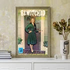 Бумажные куклы Samantha 1965, ретро постер, Картина на холсте, завораживающий ТВ-шоу, винтажные принты, Настенная картина для декора гостиной