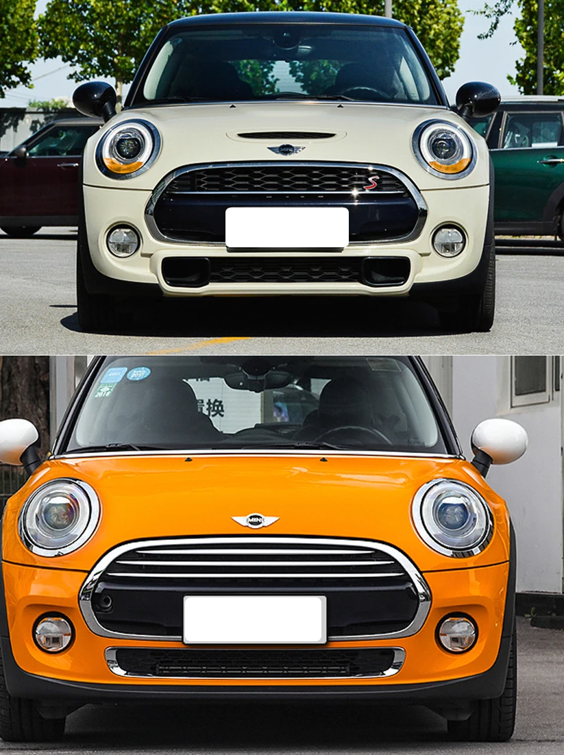 Автомобиль для 2007- Mini F56 cooper головной светильник s для F56 все светодиодный головной фонарь Angel eye светодиодный DRL передний светильник Би-светодиодный объектив динамический поворот
