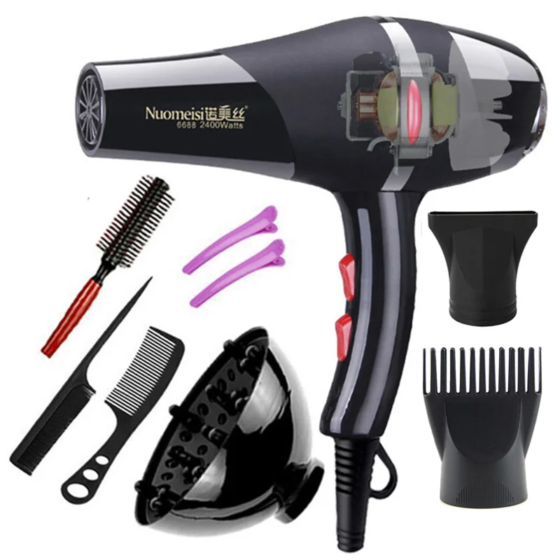 Профессиональный фен для волос с 7 подарками высокое качество салона