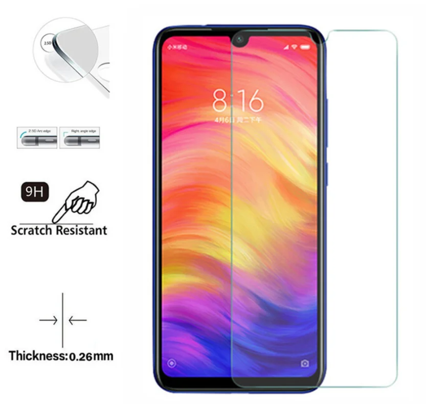 10 шт. Защитная пленка для экрана из закаленного стекла Xiaomi Redmi6 pro 6A 7 S2 Hongmi GO Note3 k20 Pro