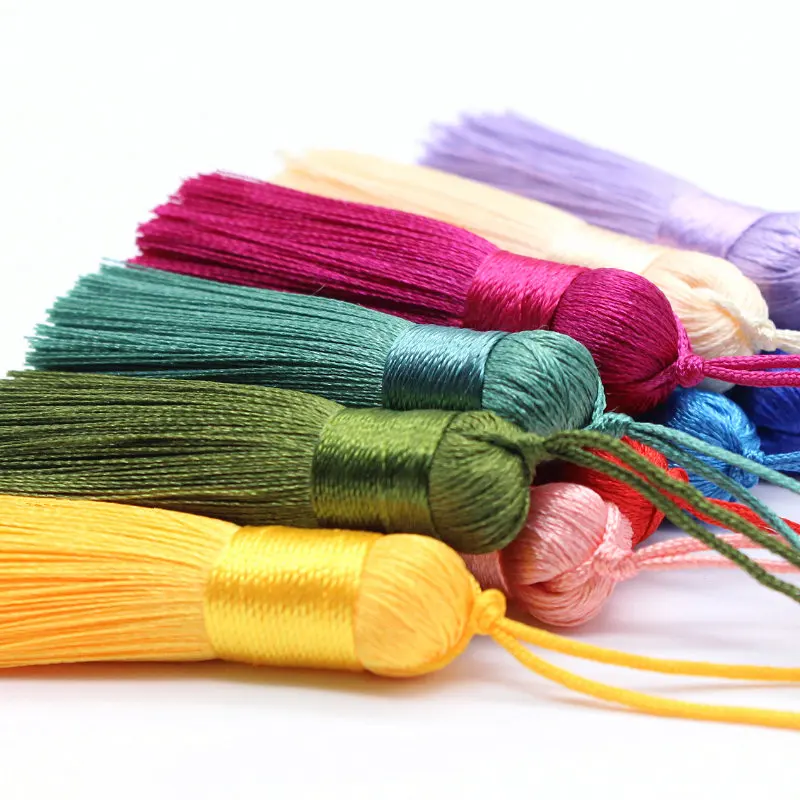 3 шт./упак. 50 мм высококачественные шелковые кисточки для сережек товары дома