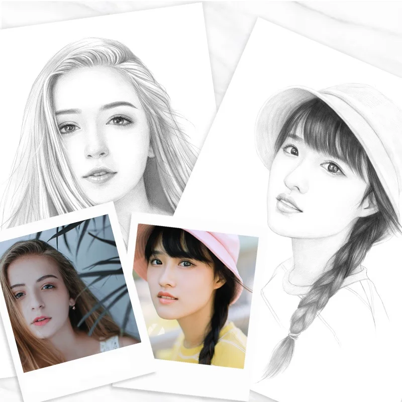 

Chinese color pencil Sketch Beauty Painting Book beautiful girl self study drawing art book figure painting tutorial book