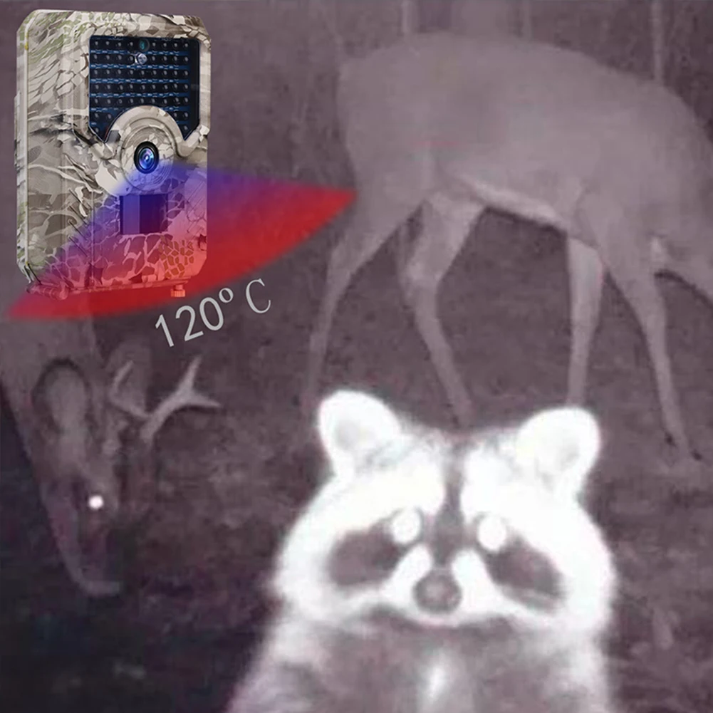 

1080P HD Waterproof Hunting Camera Night Trail Camera Motion Detection Infrared Camera Wildlife Surveillance Camera Photo Traps