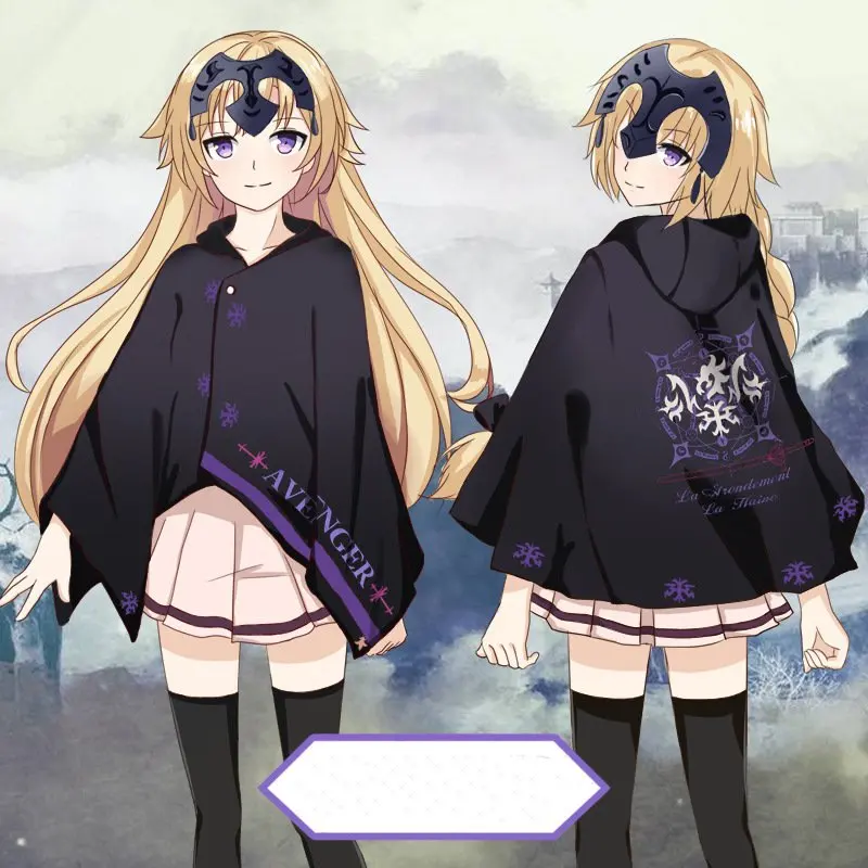 FGO Fate/Apocrypha линейка Мстителей альтер-джинна д/дук Косплей Плащ флисовое зимнее
