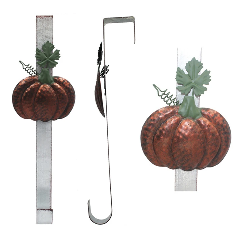 

Pumpkin Shape Decoration Storage Holder Rack Hook For Kitchen Cabinet Clothes Hanger Living Room Sundries Hook Behind the Door