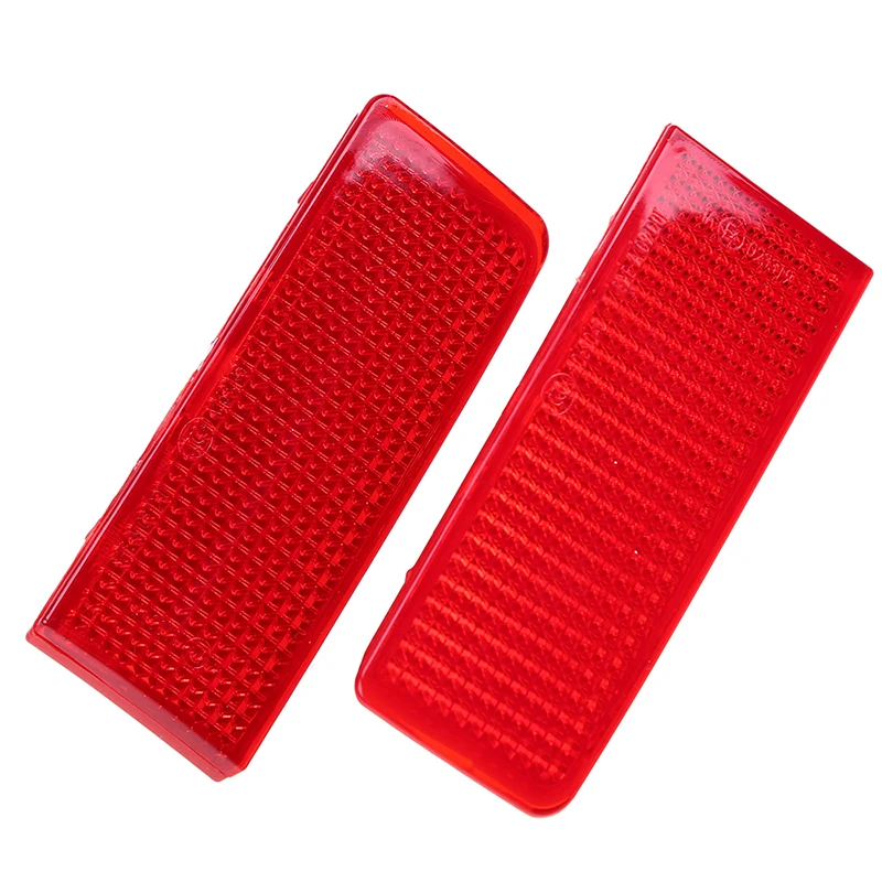 Позабай Фит для VW Touareg (Тип 7P) 2011-2014 Предфейслифт Кар Стилинг Задний Бампер Ложный Световой Отражатель Декоративные Наклейки Красные он.