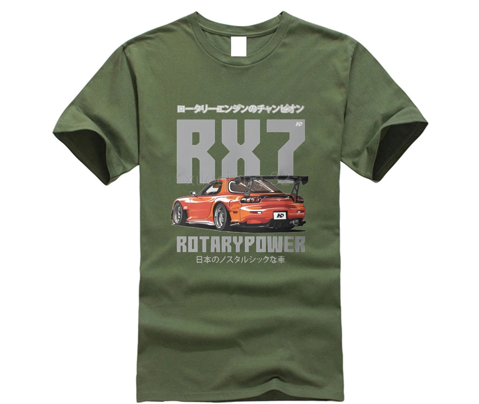 Модная крутая Мужская футболка забавная Mazda RX7 индивидуальная Футболка с принтом