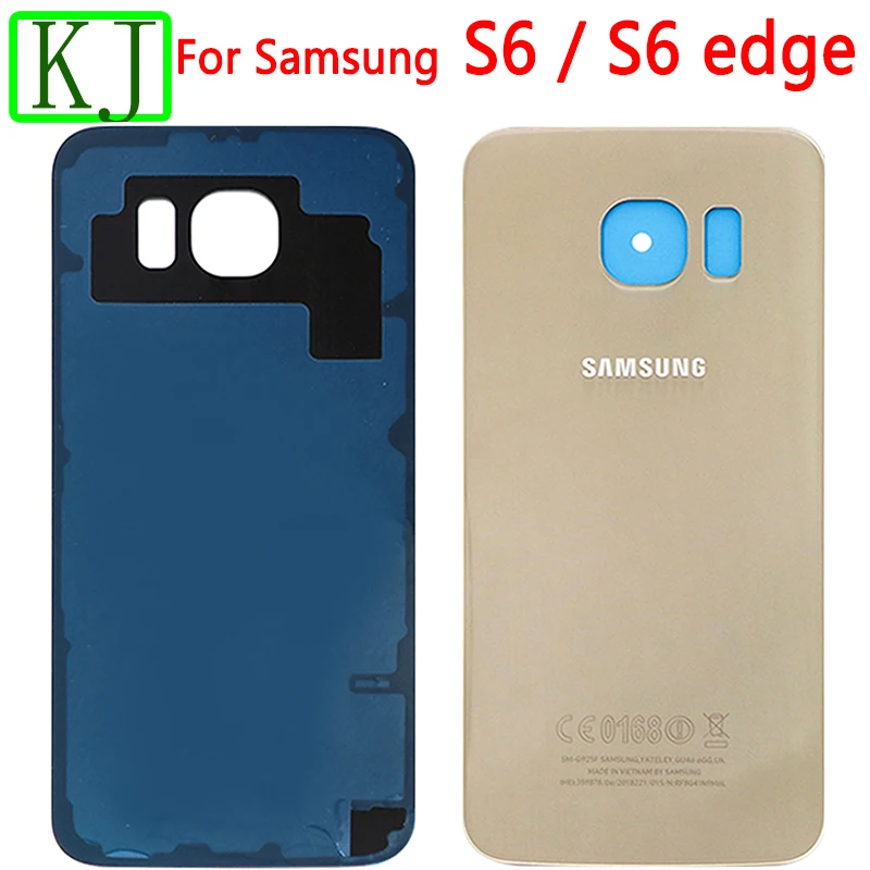 Полный корпус чехол для Samsung Galaxy S6 G920/S6 Edge G925 крышка батареи задняя дверь+ средняя рама+ Передний сенсорный экран