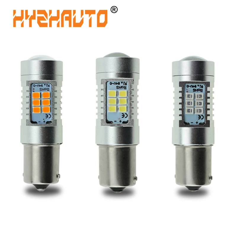 

Светодиодсветодиодный лампы HYZHAUTO 1156 P21W bs15s, bau15s, py21w, автомобильные фары 2835 21-SMD, светодиодный ные фонари заднего хода/стоп-сигналы DRL 12-24 В, 2 шт...