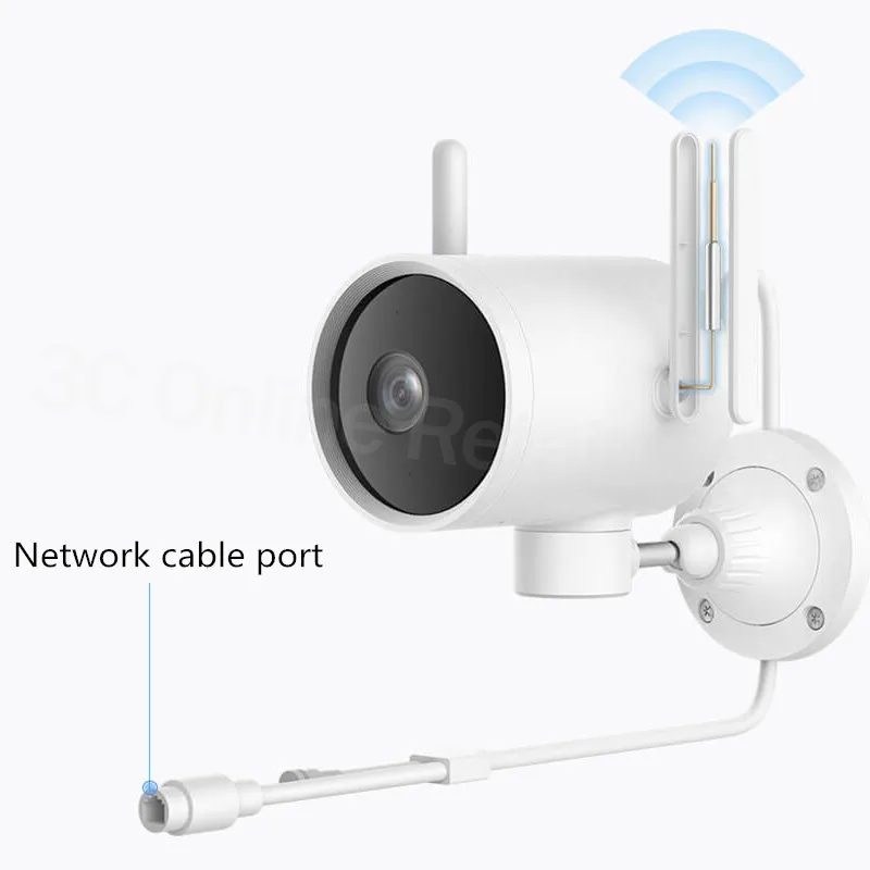 Xiaomi Xiaobai умная Камера 270 ° 1080P наружная веб камера N1 Wi Fi IP66 ночное видение голосовые
