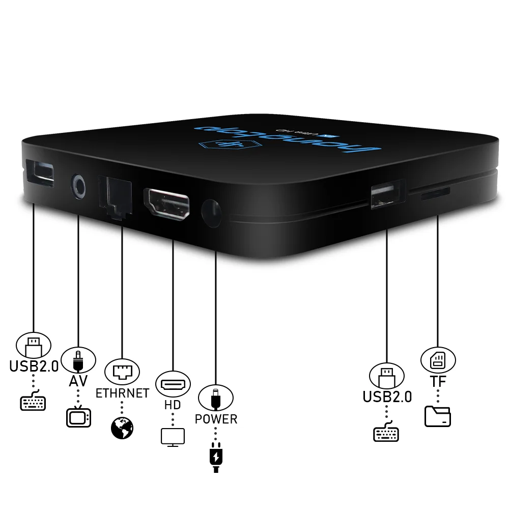 2021 Android ТВ Box 10 4 Гб оперативной памяти 32 встроенной 64GB 4K H.265 Media Player 3D видео 2 4G Wi Fi 5