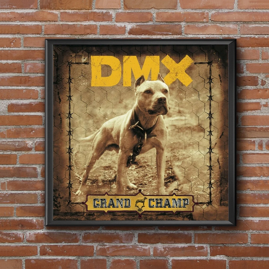 

DMX - Grand Champ, музыкальный альбом, Обложка, Постер, музыка, певец, звезда, холст, постер, настенная живопись, украшение для дома (без рамки)