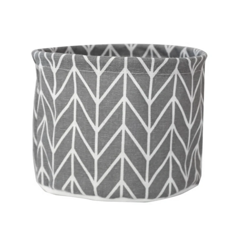 Snailhouse коробка для хранения льняной хлопковый геометрический узор