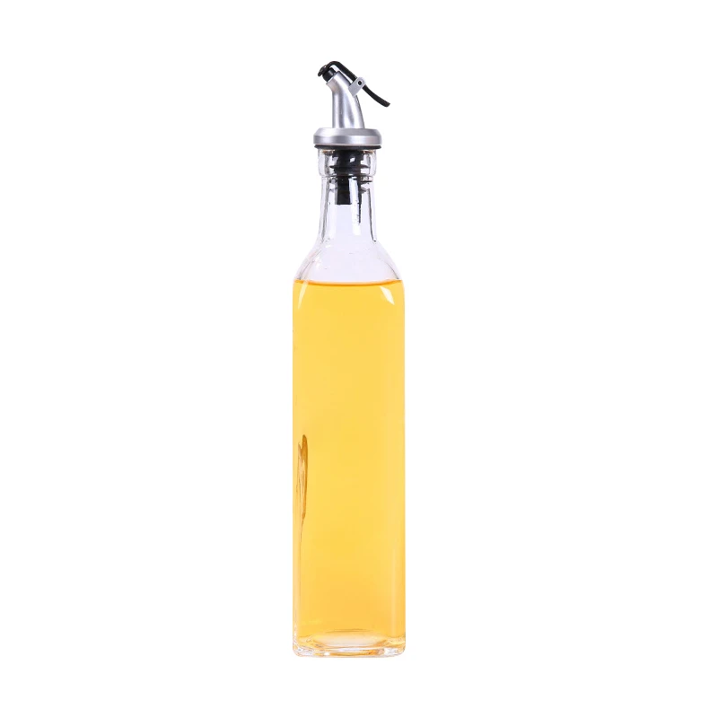 

Portable Lead-free Mold and Oil Resistant Transparent Glass Oil Bottle Seasoning Supplies Home Kitchen Gadgets and Accessories