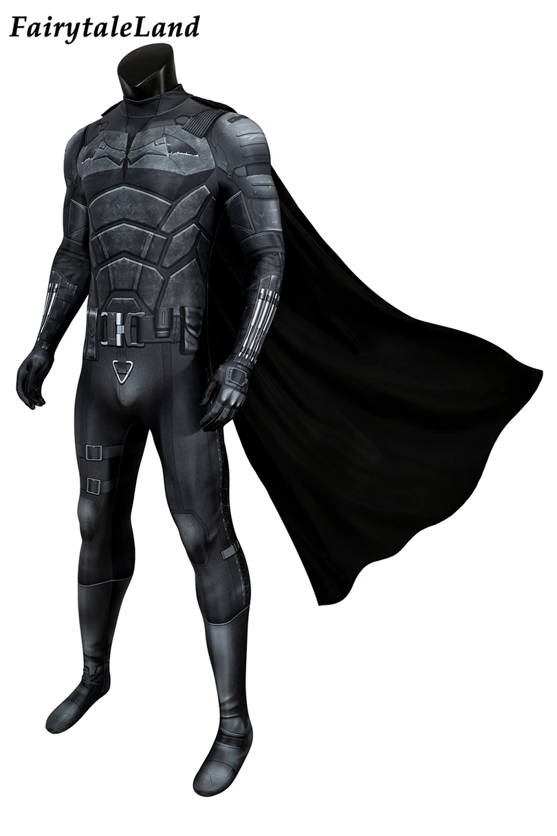 2021 Брюс Уэйн комбинезон Необычные супергероя Костюм на карнавал или Хэллоуин