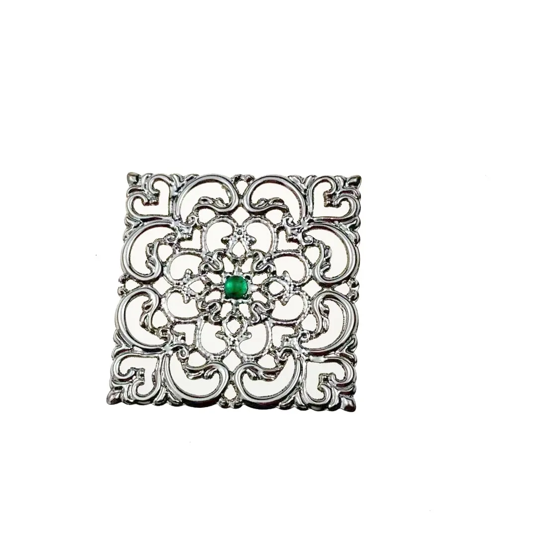 40 мм 20шт оптом филигранные изделия ажурная фурнитура для украшений ювелирные