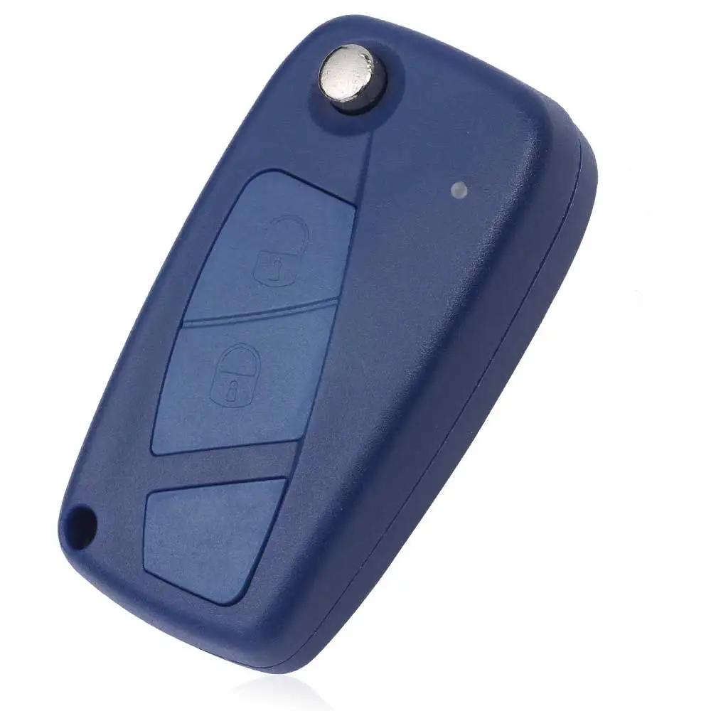 Синий запасной 3-кнопочный дистанционный ключ Keyecu ASK 433 МГц PCF7941 для Fiat Panda 2007 2008 2009