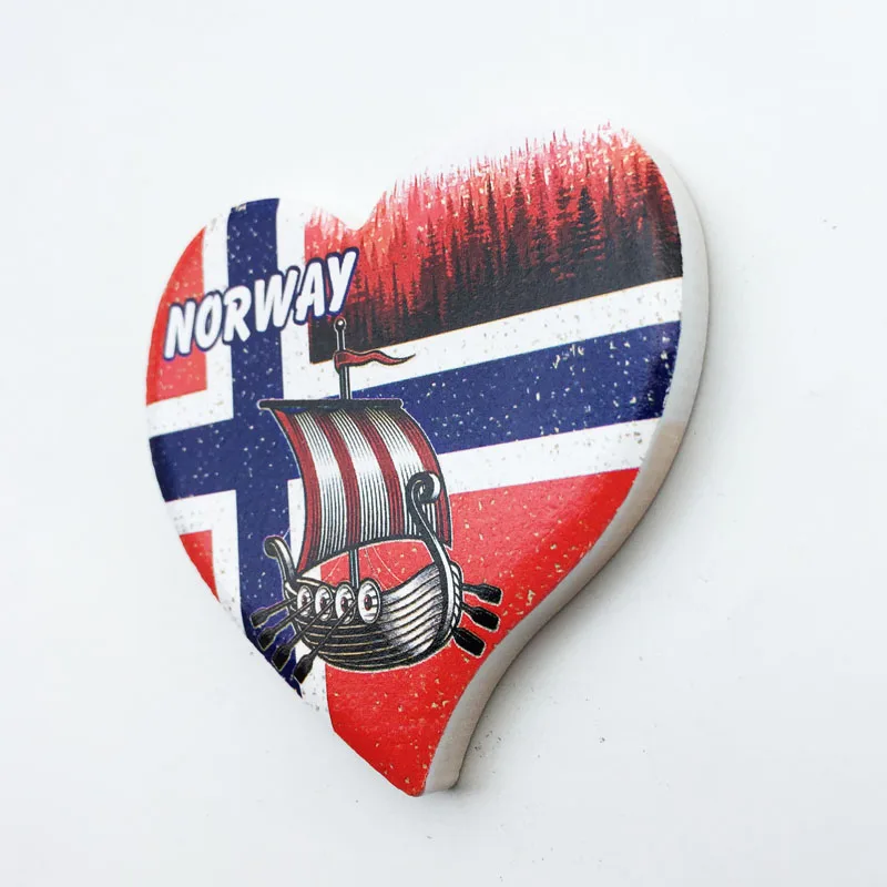 Магнит на холодильник (Норвегия) креативное путешествие памятные ремесла 33D