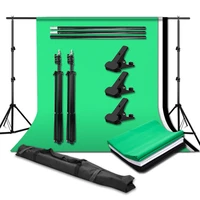 22m photo studio backdrop background support system stand kit 1 63m backdrop greenblackwhite screen for photo studio