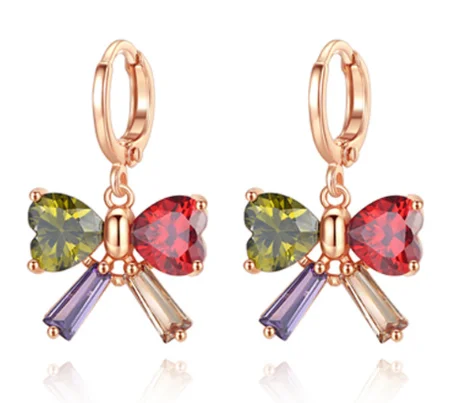 

UXN434 925 pure silver love lady Earrings lovers Earrings