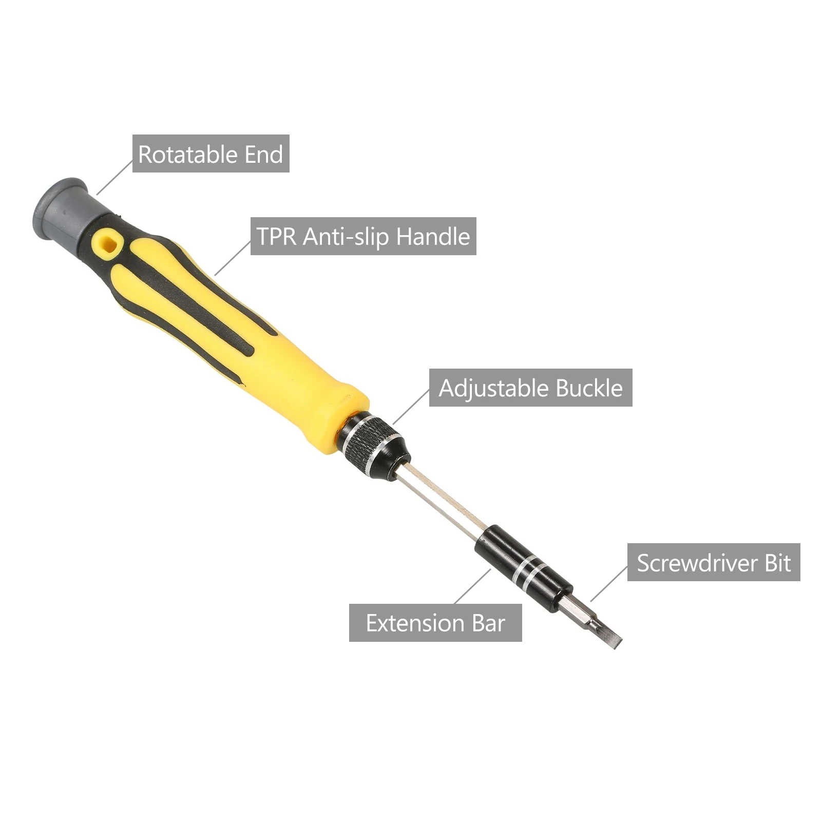 

70-in-1 Screwdriver Bit Set CRV Bits and Sockets Hexagon Slotted & Torx Bits Tri-wing Hardware Tool Kit Useful for Repairing