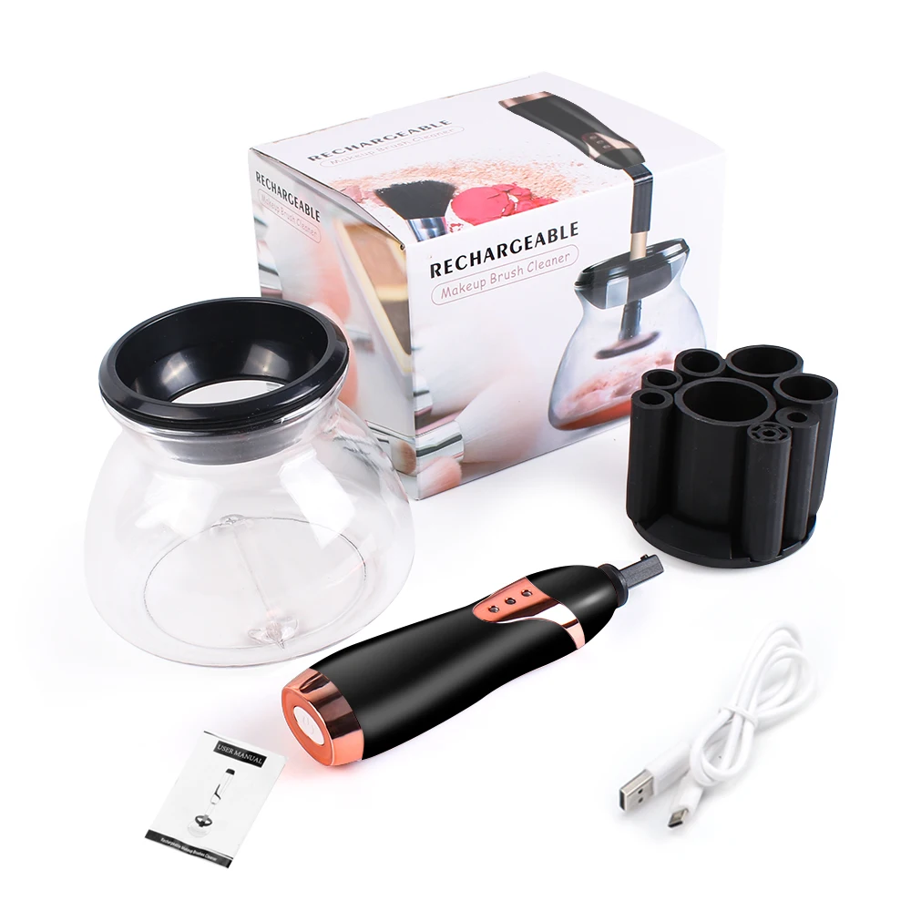 Кисти для макияжа Электрический Очиститель удобные силиконовые кисти моющее