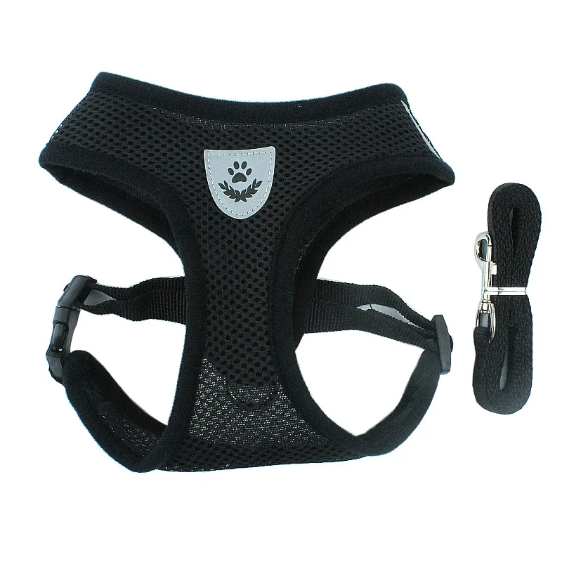Воздухопроницаемый комплект из нагрудного ремня и для щенков кошек Регулируемый