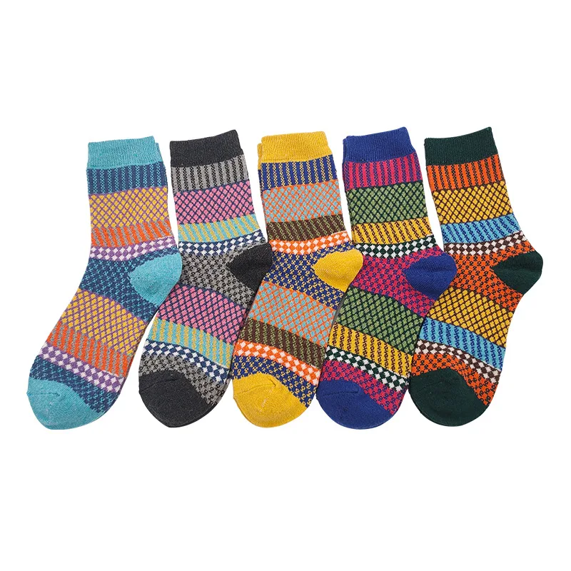 Womens Wool Socks Winter Warm Athletic Crew Long Socks Thick Knit Boot Socks Outdoor Hiking Sports Socks