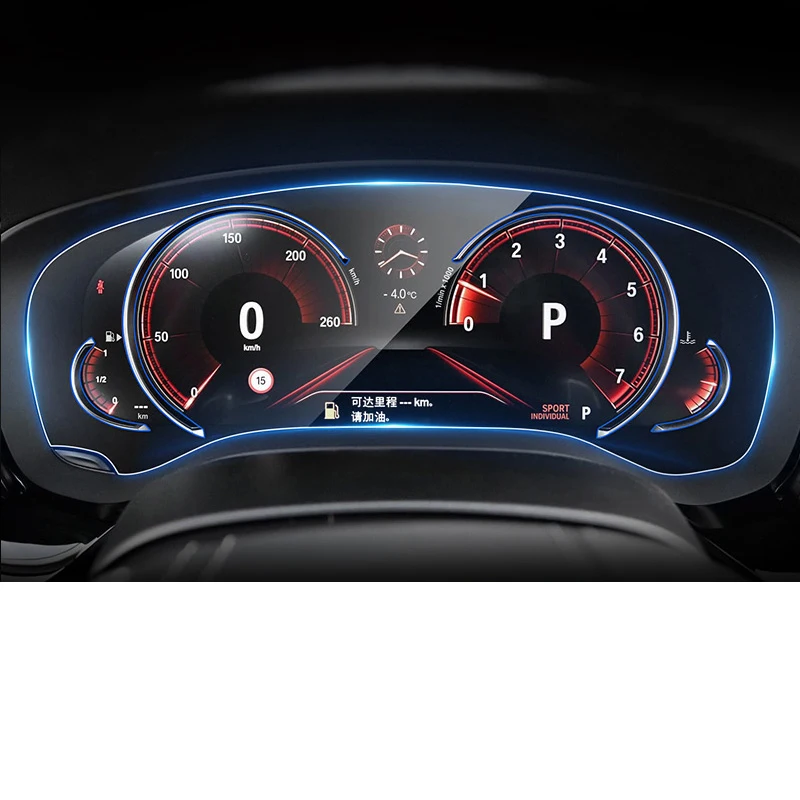 Защитная пленка из ТПУ для экрана приборной панели автомобиля с ЖК дисплеем bmw 6