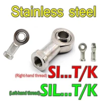 stainless steel si5tk si6tk si8tk si10tk si12tk si14tk si16tk si18tk rod ends joint bearings female thread spherical mm