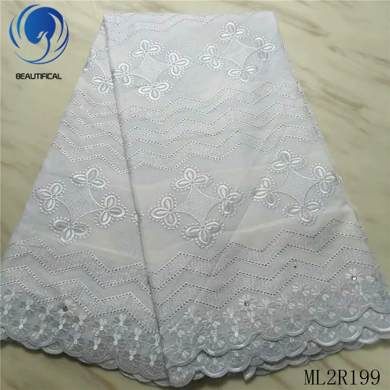 

BEAUTIFICAL African Lace Fabrics in Switzerland Free Shipping 2019 Cotton Dry Lace 5 yards Voile Laces ML2R199