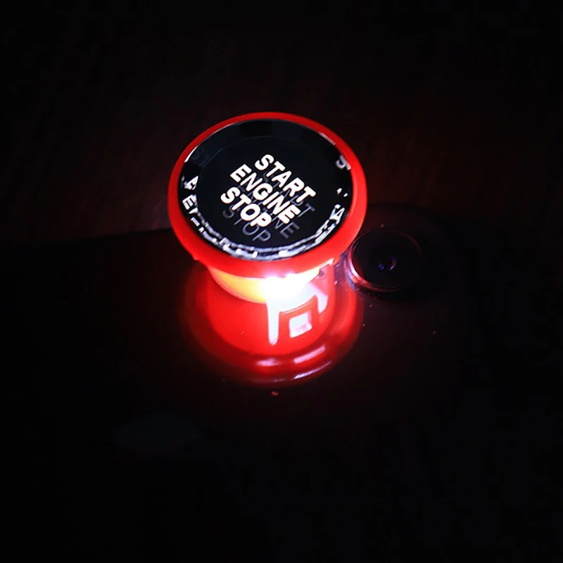 

Car Interior Accessories for Jaguar F-PACE XEL XFL XE XF Car Ignition Switch One-click Start Stop Engine Button ABS stickers