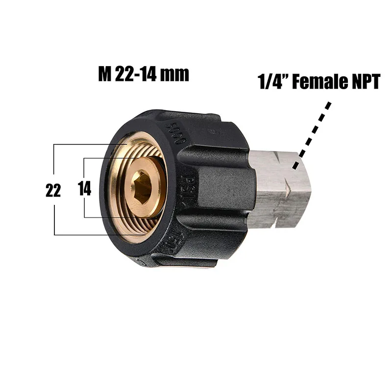 ROUE Gs канализационная насадка 1/4 &quotBsp 1 вперед 3 назад мойка высокого давления |