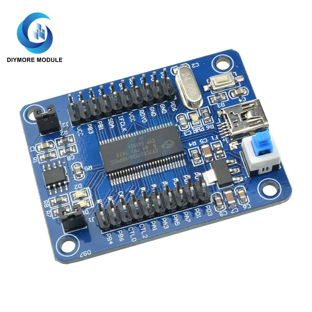 Модуль микроконтроллера USB 2 0 CY7C68013A двигатель с последовательным интерфейсом +