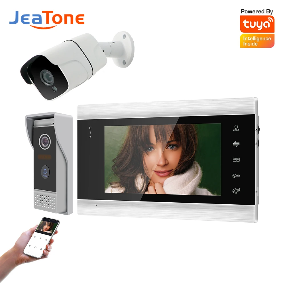 

Видеодомофон Jeatone с Wi-Fi для дома с операционной камерой 720P