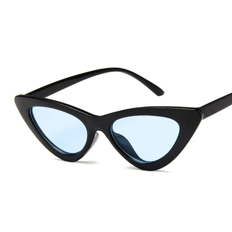 

moda retro ulos de sol feminina marca designer do vintage olho de gato preto branco culos de sol feminino lady uv400 oculos