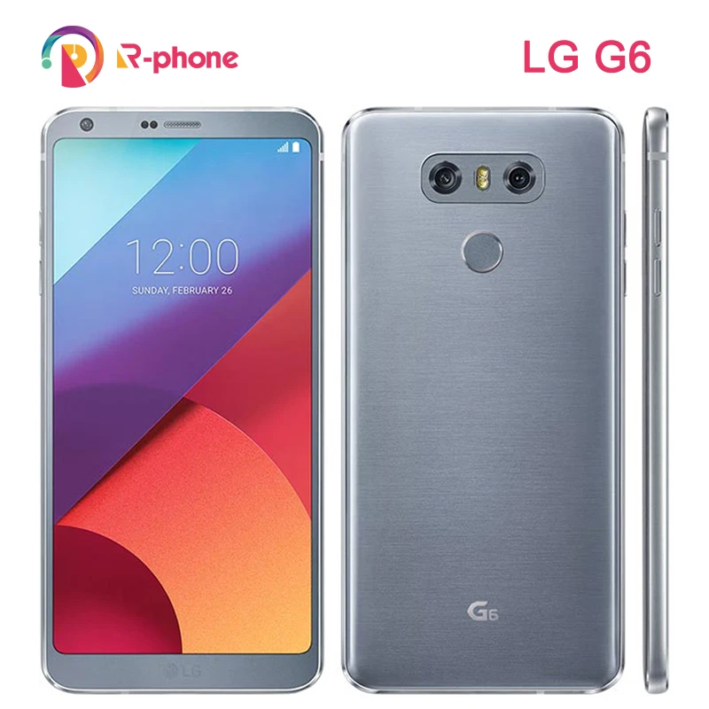 LG G6 H871 H872 H873 G600 Восстановленный мобильный телефон 4 ГБ ОЗУ 32 Гб ПЗУ Snapdragon 821 5 7 дюйма