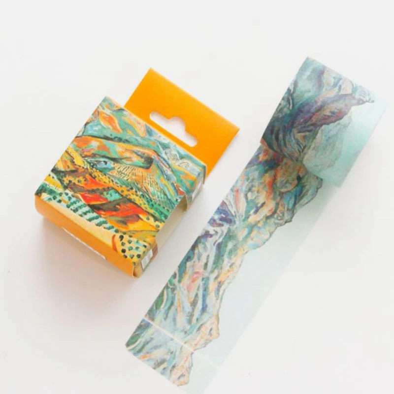 1 шт. клейкие ленты Ван Гога Васи для самостоятельной живописи бумаги малярная