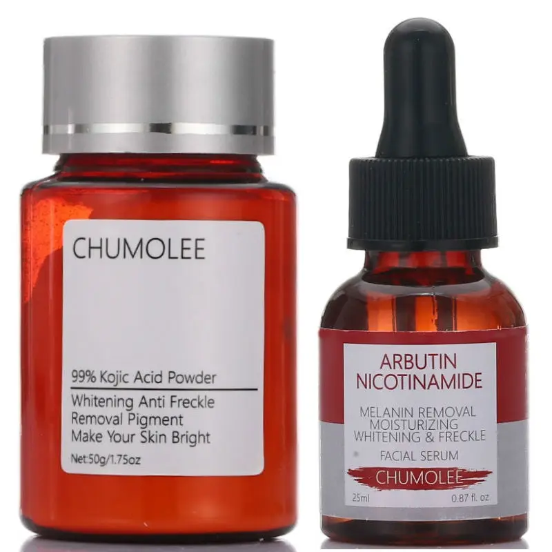 

*Chumolee 99% Kojic Acid Powder Alpha Arbutin Serum Remove Melasma Acne Pigment Melanin Dark Sopt Skin Care Whitening Face Cream