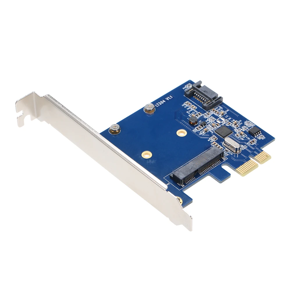PCIe к MSATA SSD и SATA3.0 комбинированный контроллер расширения карты конвертер для ПК