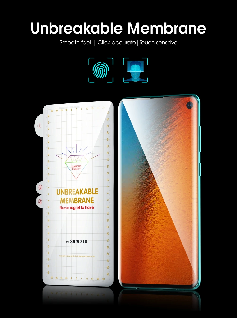 Защитная пленка для экрана votoon для samsung Galaxy S10e S10 Plus S8 S9 Plus Note 8 9 10 Plus, защитная пленка на весь экран