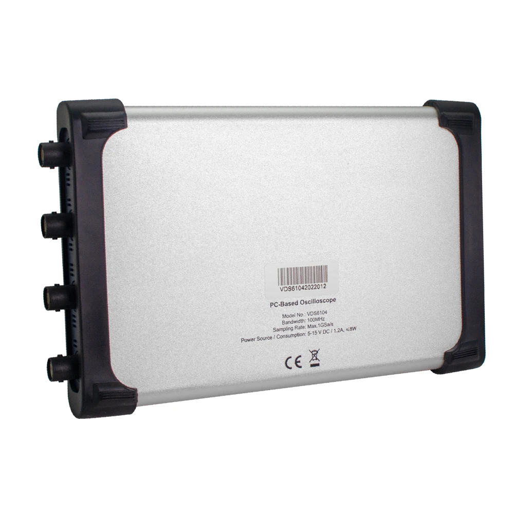 Цифровой Виртуальный осциллограф OWON 4 канала 8 бит 70 МГц 100 1 Гвыб/с USB Type-C 5-15 в 10 м