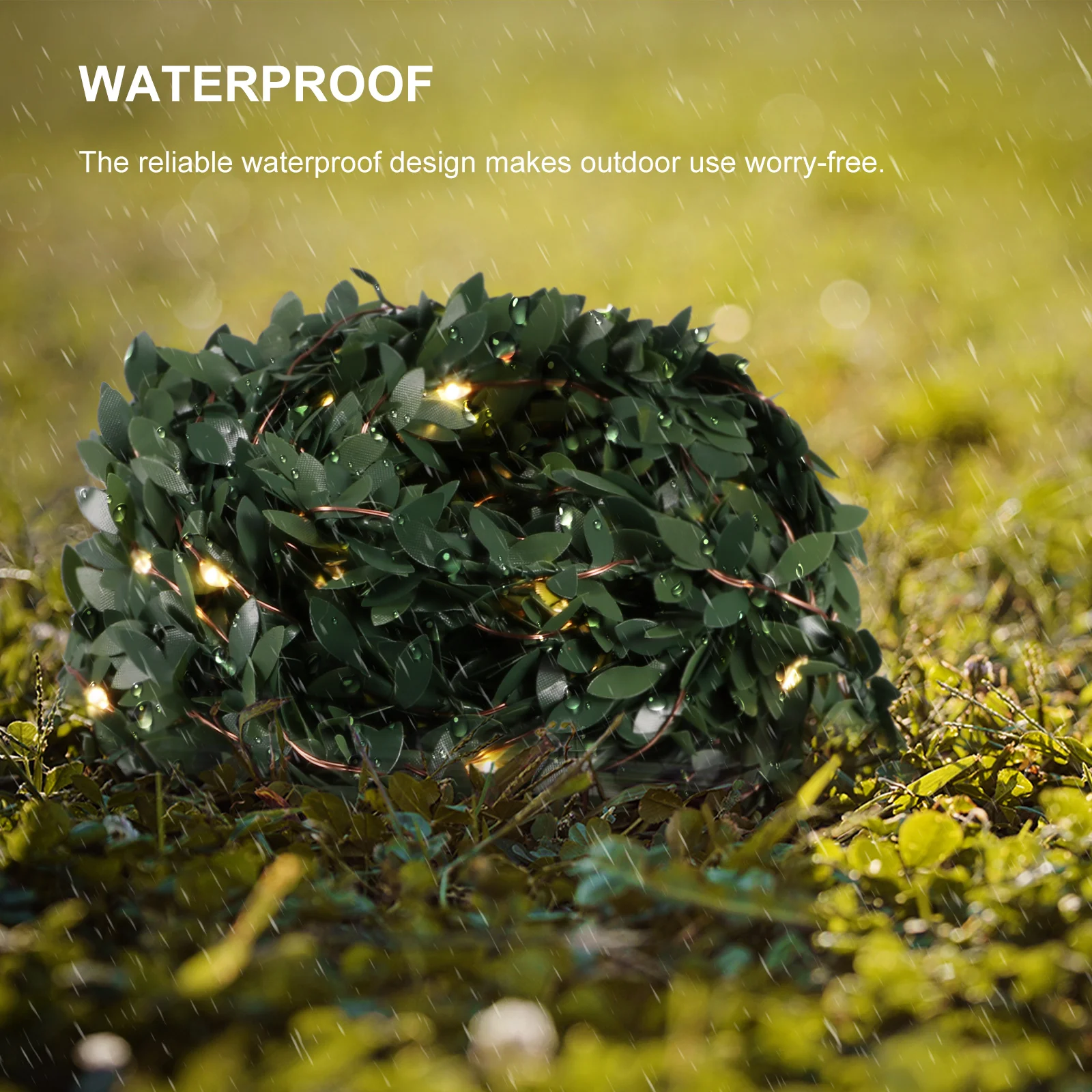 

Светодиодная гирлянда, 10 м, USB, водонепроницаемая медная проволока, гирлянда, сказочные огни для Рождественского украшения вечерние