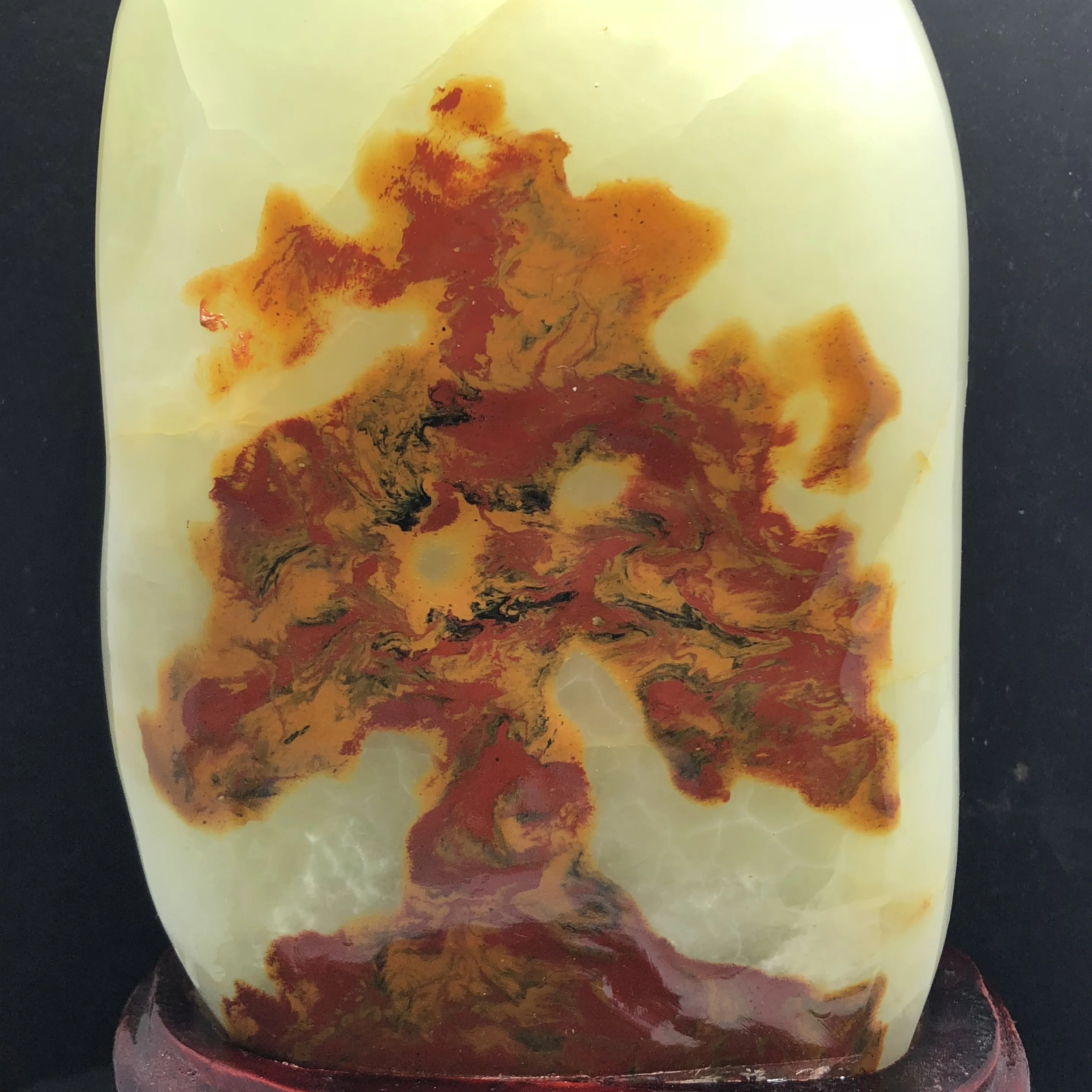 Натуральный! нефритовый пейзаж предметы интерьера | Дом и сад