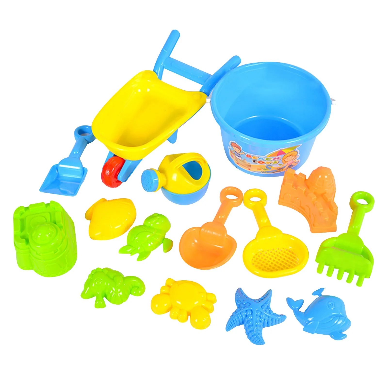 

15 Piece Beach Toy Sand Set Sand Play Sandpit Toy Summer Outdoor Toy Children Sandglass Shovel Tool Gifts Beach Sand Toys L5