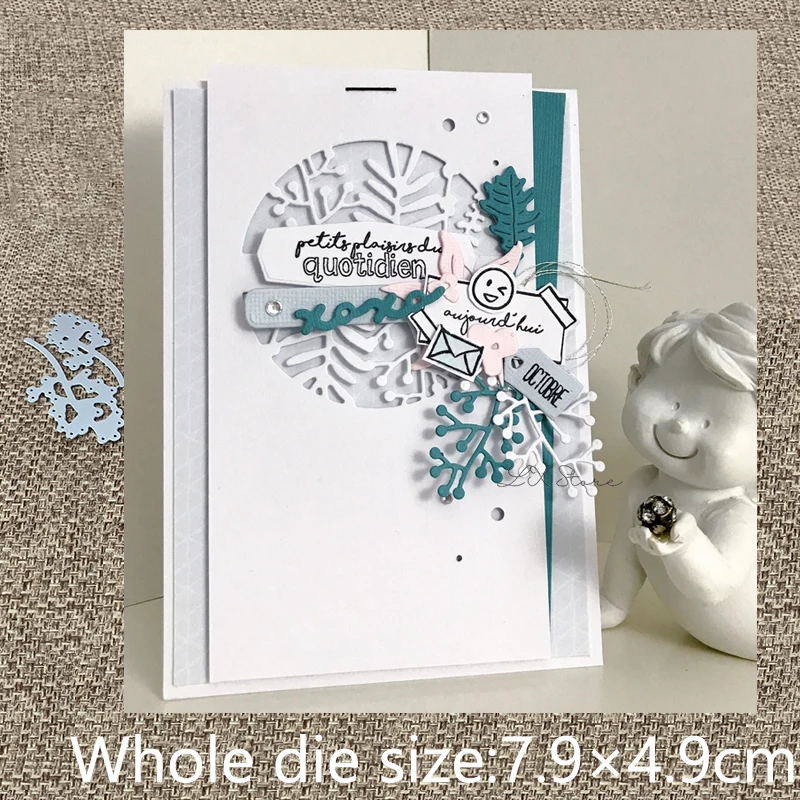 Металлический трафарет XLDesign форма для высечки ягод Листьев украшения