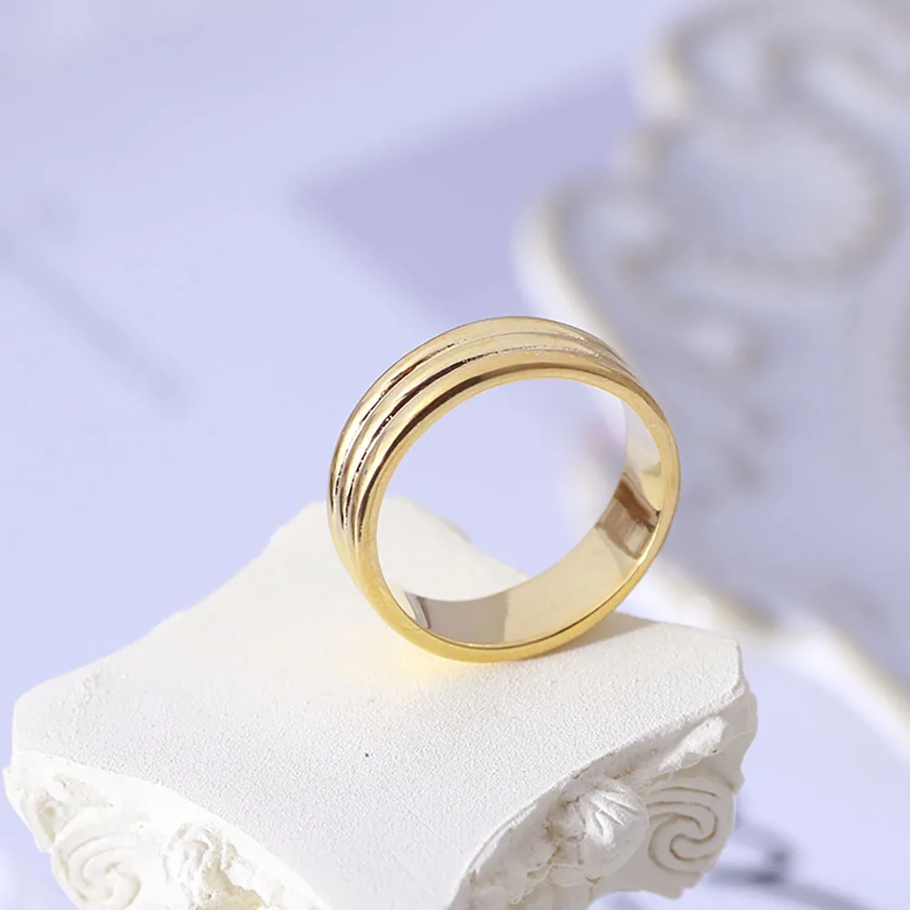 

Великолепные позолоченные кольца унисекс на палец, подходящие серьги, праздничные украшения для женщин