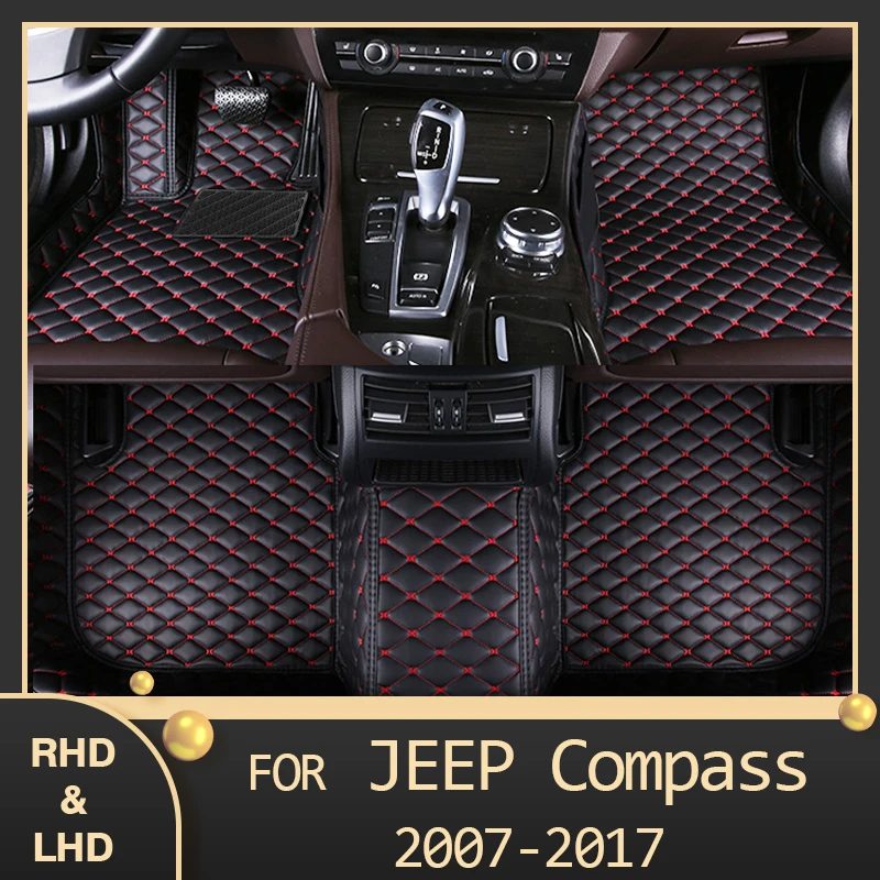Автомобильные коврики MIDOON для Jeep Compass 2007 2008 2009 2010 2011 2012 2013 2014 2016 2017 | Автомобили и