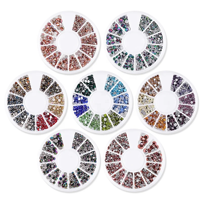 PinPai 22 вида ногтей factback горный хрусталь колеса Новое поступление для украшения не